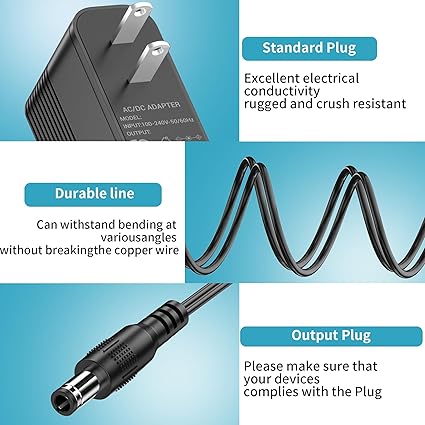 Charger for Trucozie Cordless Vacuum Cleaner, 31V Replacement Charger Compatible with Trucozie T350