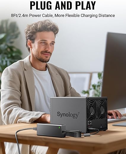 12V 10A Power Supply for Synology NAS DiskStation DS423+ DS925+ DS1525+ DS425+ DS725+ DS923+ DS1522+