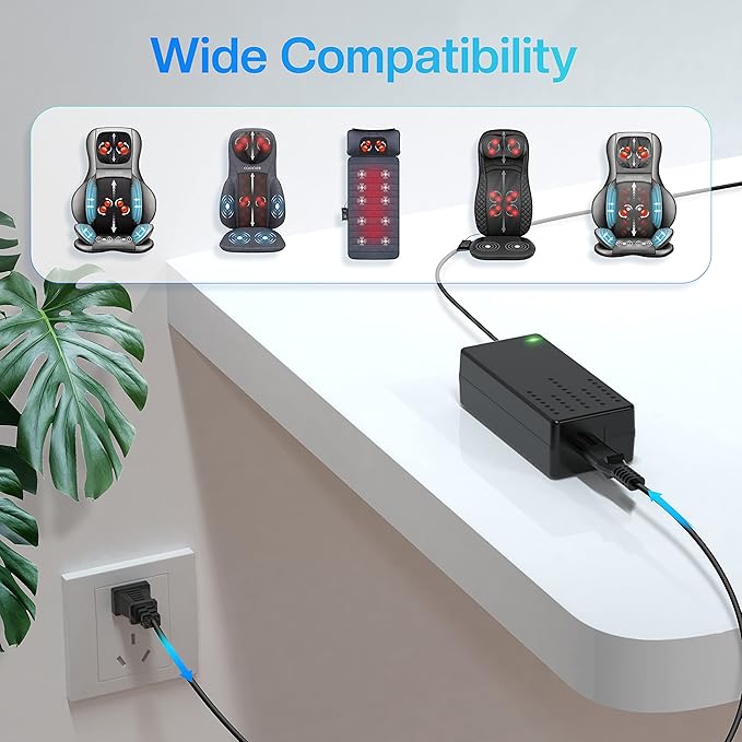 12V 4A Power Supply Adapter, Wall AC Home Adapter Charger Power Cord Compatible for Snailax,Nekteck,