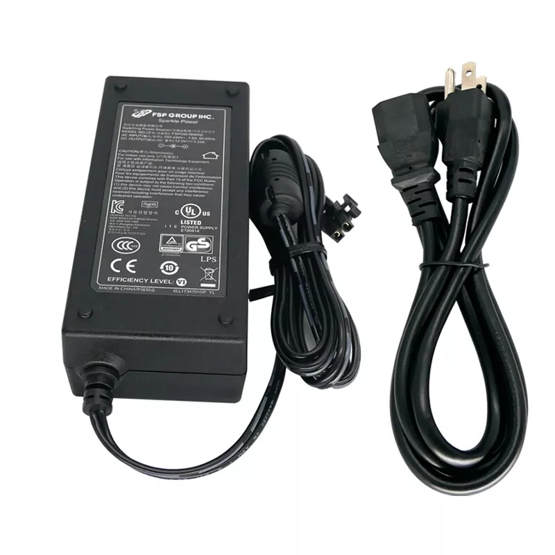 Genuine FSP FSP040-RHAN2 2pin 12V 3.33A P/N:9NA0404913 AC Power Charger MPN FSP040-RHAN2 Compatible