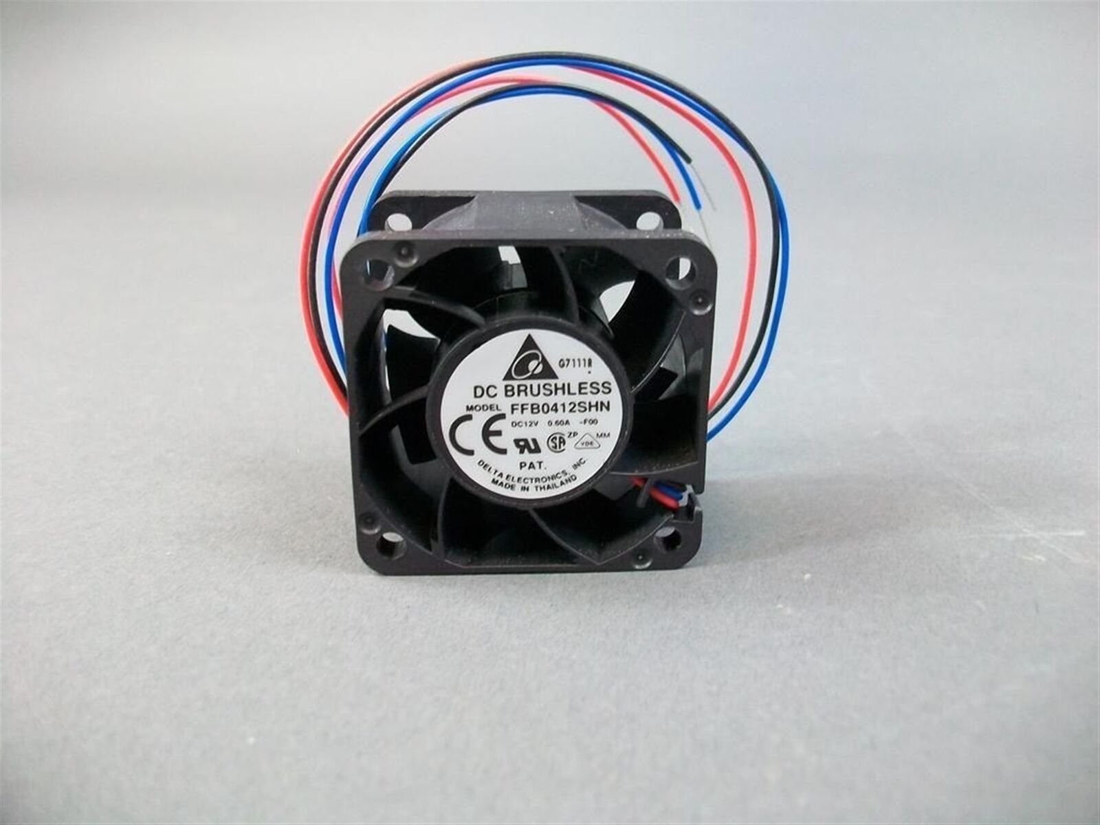 Lot of 6 Brushless Fan Delta 24 CFM FFB0412SHN 12VDC 0.6A 40 x 40 x 28mm UPC: Does not apply It - Click Image to Close