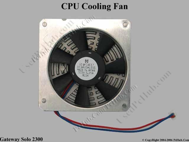Gateway Solo 2300 DC5V 0.15A UDQFC4E17 Cooling Fan