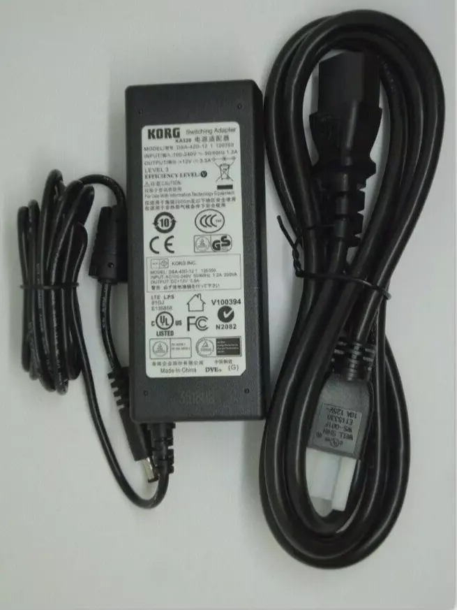 Original Korg KA-320 Vox Power supply Adaptor with Power Cord Krome, PA500 AV15G Brand Korg For Ins