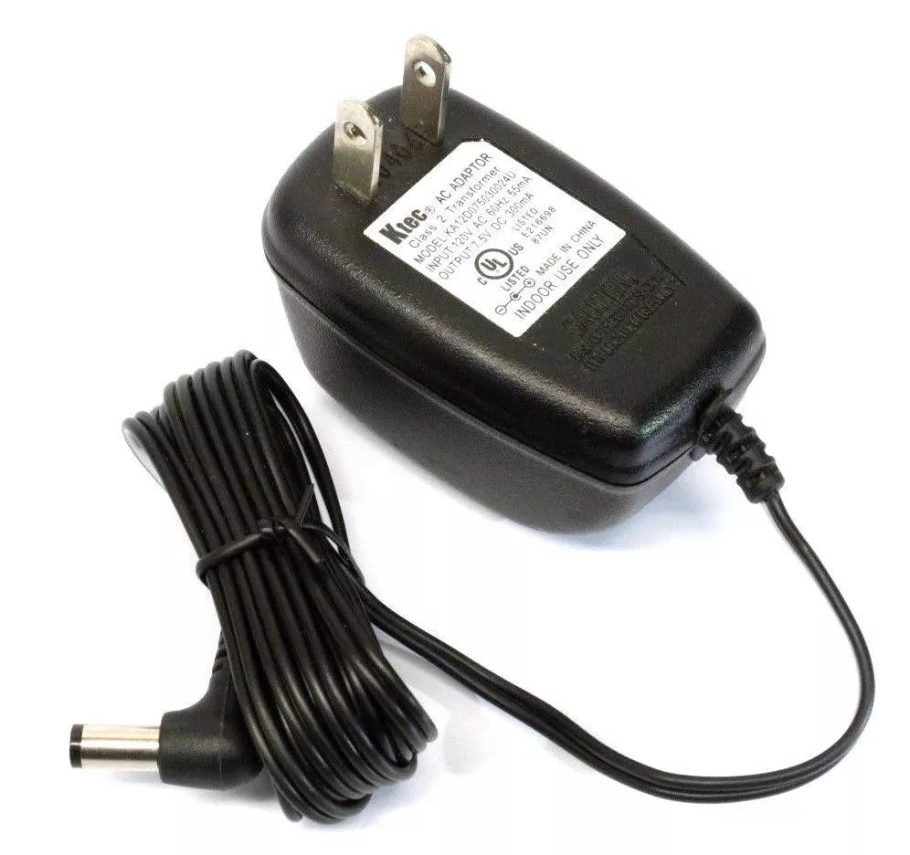 Ktec KA12D075030024U AC Power Supply Adapter Charger 7.5V DC 300mA 7.5 Volt Type AC/DC Adapter MPN