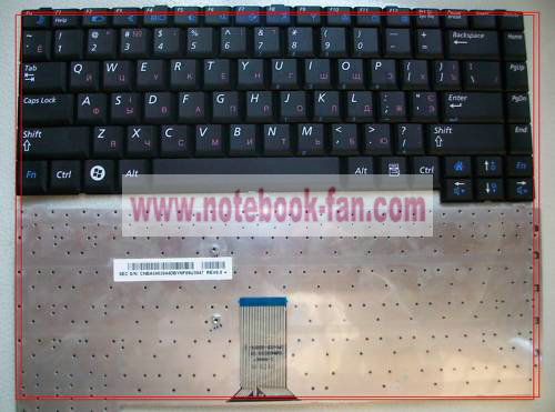 For New samsung R510 R60 R70 R560 keyboard Black RU - Click Image to Close