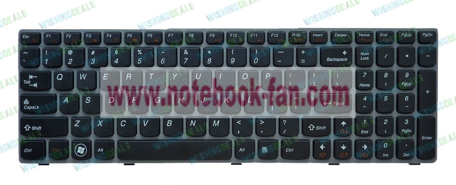 NEW IBM Lenovo IdeaPad Z560 Z560A Z565 Z565A Keyboard - Click Image to Close